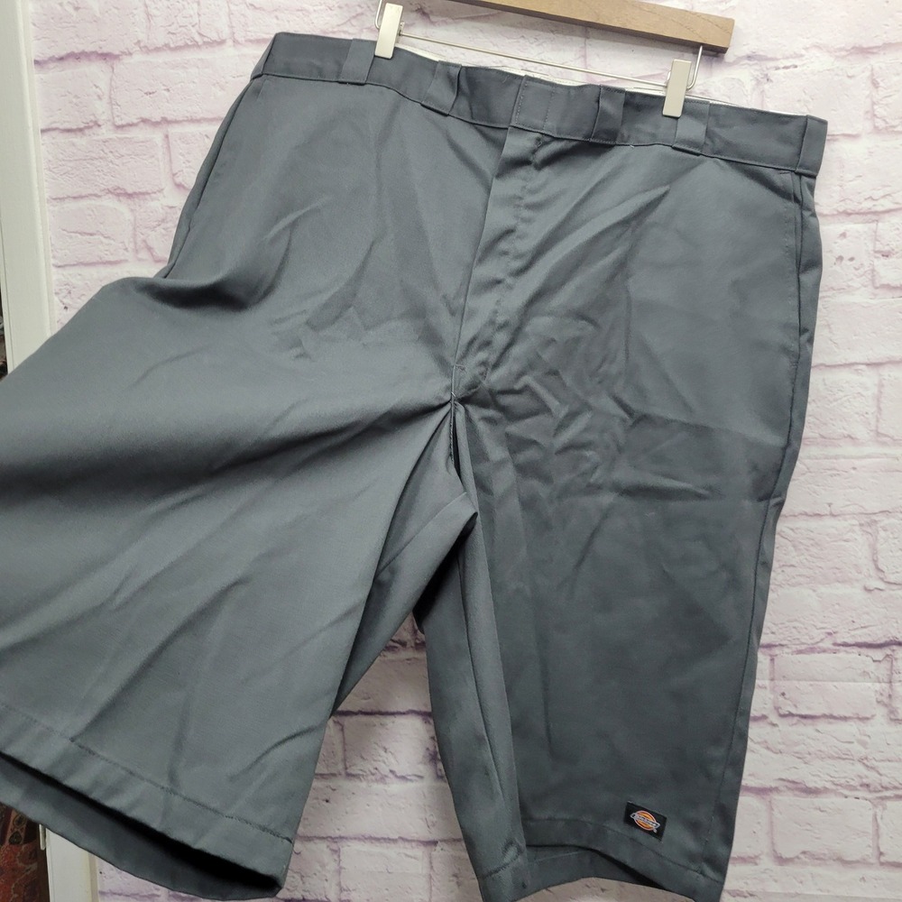 New Dickies Loose Fit Twill Work Shorts Mens Gray 46 Utility Y2K Skater Gorpcore - Picture 3 of 10
